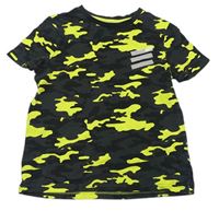 Sivo-žlté army tričko F&F