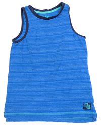 Modré melírované tielko F&F
