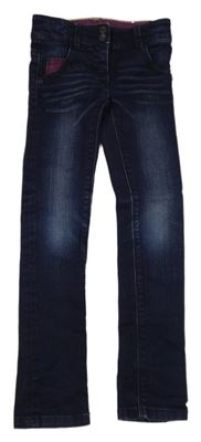 Tmavomodré skinny rifle Esprit