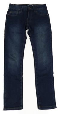 Tmavomodré skinny rifle C&A