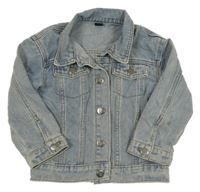 Světlemodrá riflová bunda shein