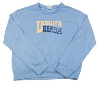 Svetlomodrá ľahká mikina s nápisom Lily & Dan