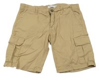 Béžové plátěné kraťasy s kapsami Name it