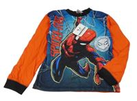 Nové - červeno-modré pyžamové tričko so Spidermanem Marvel
