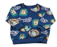 Tmavomodrá mikina s Bluey
