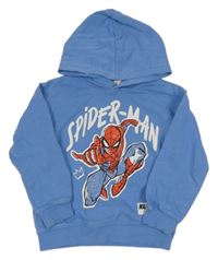Modrá mikina se Spidermanem a kapucí H&M