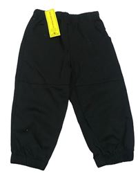 Černé cuff kalhoty Shein