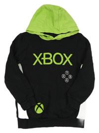 Čierno-zeleno-biela mikina s kapucí - XBOX zn. George
