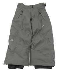 Šedé šusťákové funkční oteplovačky Wed'ze