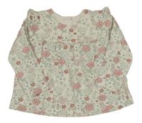 Smotanová kvetovaná tunika C&A