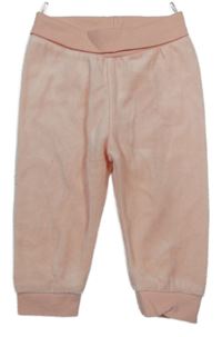 Svetloružové plyšové tepláky C&A