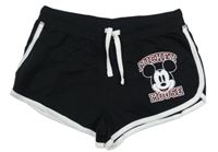 Čierne kraťasy s Mickeym Disney