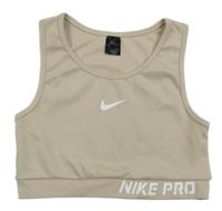 Béžová sportovní lambáda s logem Nike