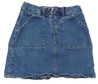Tmavomodrá rifľová sukňa Denim Co.