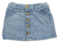Svetlomodrá rifľová prepínaci sukňa Denim Co.