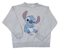 Světlešedá mikina se Stitchem H&M