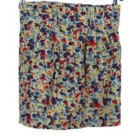 Dámska farebná kvietkovana plátenná sukňa zn. Topshop vel. 32
