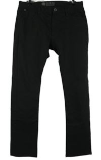 Pánské černé slim rifle H&M vel. 36