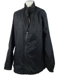 Pánská černá šusťáková sportovní bunda Slazenger 