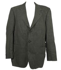 Pánske čierno-béžové vzorované sako Bersani