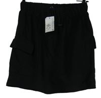 Nové - Dámska čierna tepláková sukňa s vreckami Primark