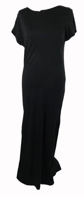 Dámské černé dlouhé šaty 