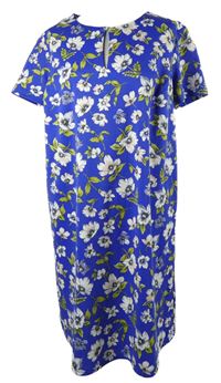 Dámské fialové květované šaty TU 