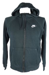 Pánska tmavomodrá prepínaci mikina s kapucňou Nike