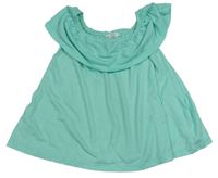Belasý crop top s volánikom Candy couture