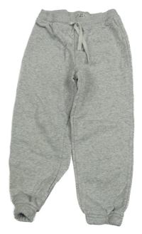 Šedé melírované cuff tepláky H&M