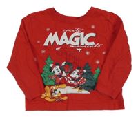 Červené triko s Mickeym Primark