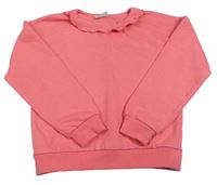 |Růžová oversize mikina s golierikom Matalan