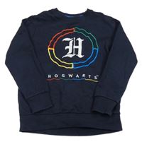 Tmavomodrá mikina s výšivkou - Harry Potter
