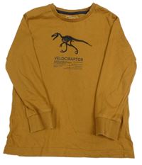 Hnědé triko s dinem Next