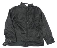 Černá koženková bunda Topolino