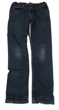 Tmavomodré skinny fit rifle H&M