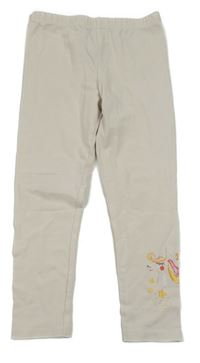 Smetanové legíny s jednorožcem 