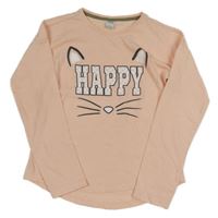 Světerůžové tričko so zajícem Y.F.K.