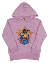 Svetloružová mikina s kapucí - Lego Friends