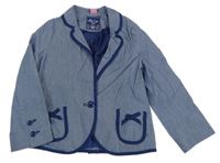 Modro-bílé proužkaté sako Dopodopo