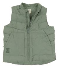 Světlekhaki šušťáková zateplená vesta Sfera