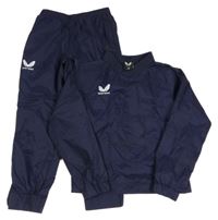 2Set - Tmavomodrá šusťáková sportovní bunda + kalhoty Erima