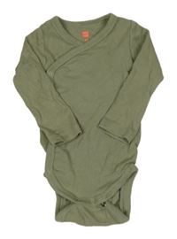 Khaki žebrované zavinovací body Hema