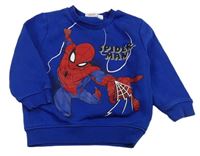 Kobaltově modrá mikina se Spider-manem Marvel