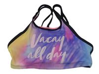 Farebná vzorovaná plavková lambáda s nápisemH&M