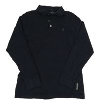 Tmavomodré polo tričko French