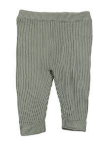 Šedé žebrované pletené kalhoty George 