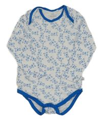 Bílo-modré body s pejsky Liegelind 