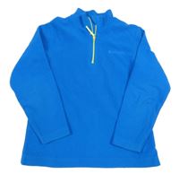 Modrá funkčná fleecová mikina s logom Mountain Warehouse