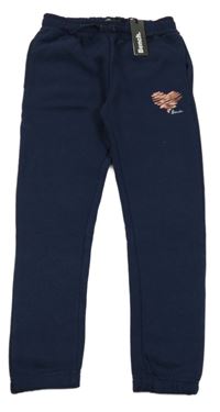 Nové - Tmavomodré tepláky se srdíčkem Bench 